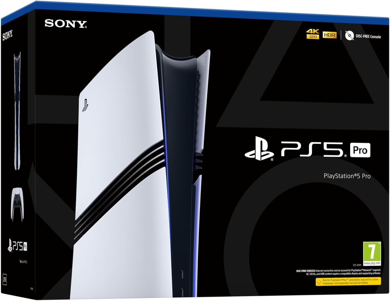 Sony PlayStation 5 Pro Console Digital Edition (CFI7021B01Y)