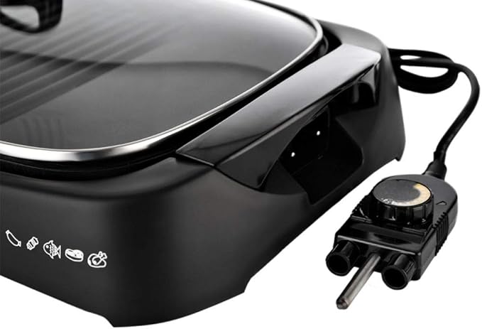Kenwood Health Grill, 1700W, Glass Lid, Variable Temperature