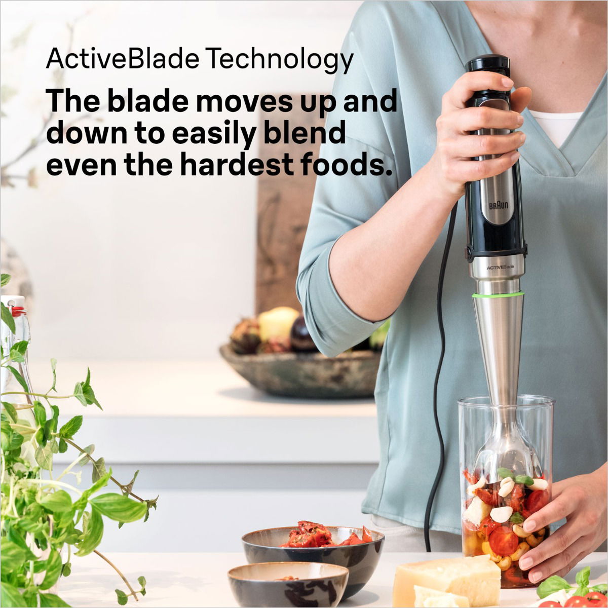 Braun Multi Quick 7, 1000W, 1.5L Food Processor, 0.600L Beaker