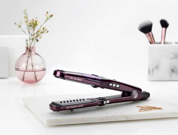 Babyliss Hair Steam Straightener, Up to 230°, Heat Settings