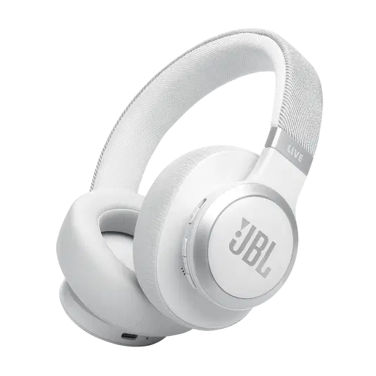 سماعات JBL LIVE 770NC اللاسلكية - أبيض