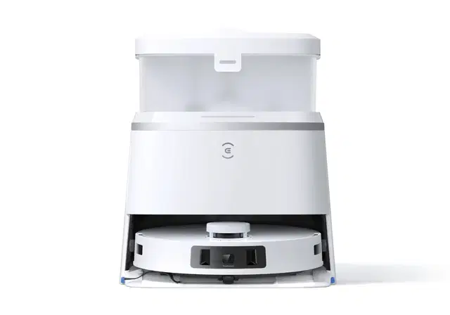 مكنسة كهربائية وممسحة DEEBOT T30 PRO OMNI باللون الأبيض (قوة شفط 11000 باسكال، TrueDetect 3D 3.0 وتصميم مضاد للتشابك) (DDX14)