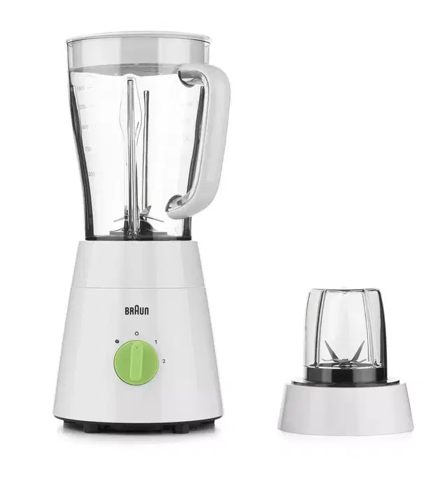 Braun Jug Blender W/Chopper, 500W, White (JB0115WH)