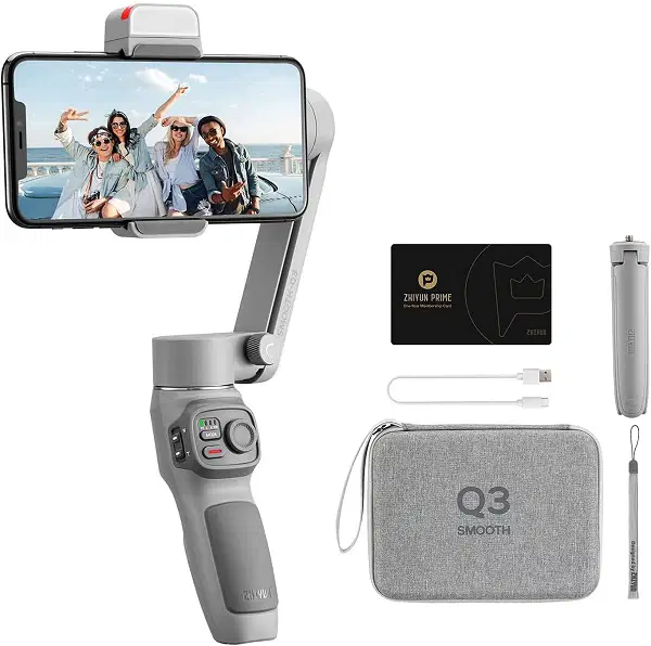 Zhiyun Smooth-Q3 Smartphone Gimbal Stabilizer (SMOOTH-Q3-COMBO)