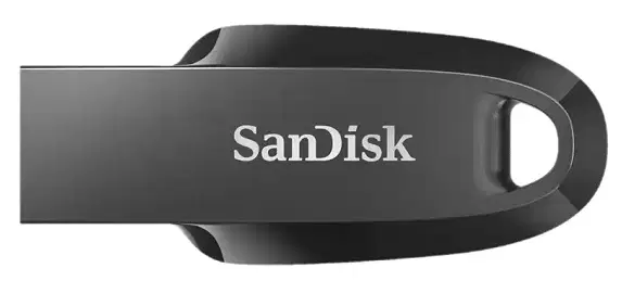 محرك الأقراص المحمول SanDisk Ultra Curve 3.2 سعة 64 جيجابايت (SDCZ550-064G-G46)