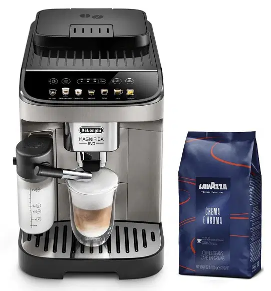 Delonghi ECAM290.81.TB Automatic Coffee Maker Magnifica Evo (DLECAM290.81.TB) +  Free Gift Coffee Beans Lavazza 1k