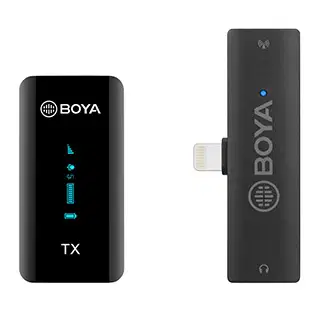 Boya Ultracompact 2.4GHz Dual-Channel Wireless Microphone System (BY-XM6-S3)