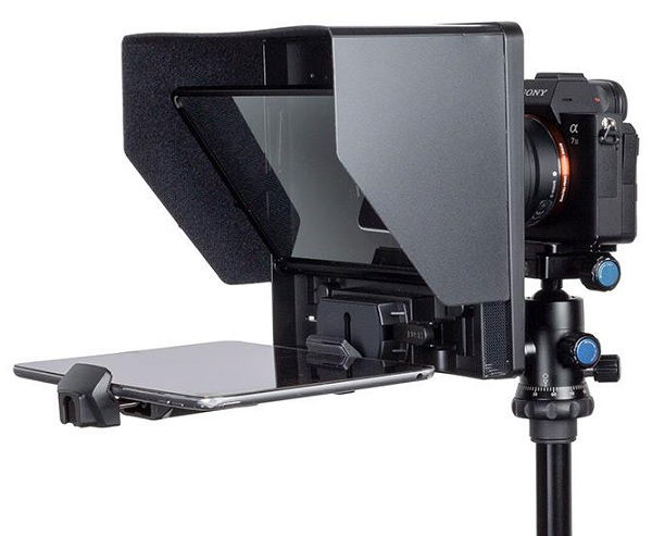 Teleprompter for iPhone Smartphone Tablet shops up to 11 inch, Portable Te