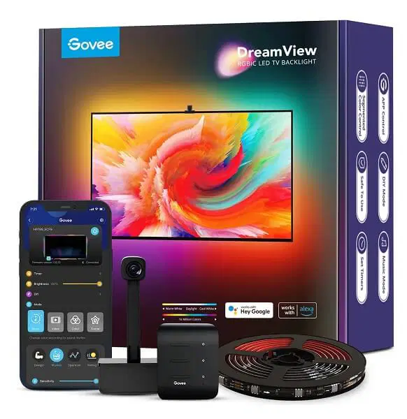 Govee Immersion TV Strip Lights (3.m) with camera (H6199)