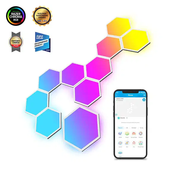 Govee Glide Hexa Light Panels (10 Pcs) (H6061)