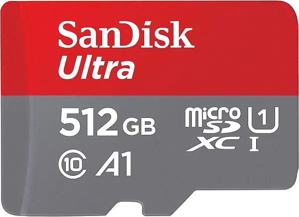 سانديسك بطاقة ذاكرة Ultra microSD سعة 512 جيجابايت (SDSQUAC-512G-GN6MN)
