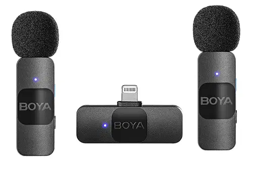 Boya Ultracompact 2.4GHz Wireless Microphone System (BY-V2)