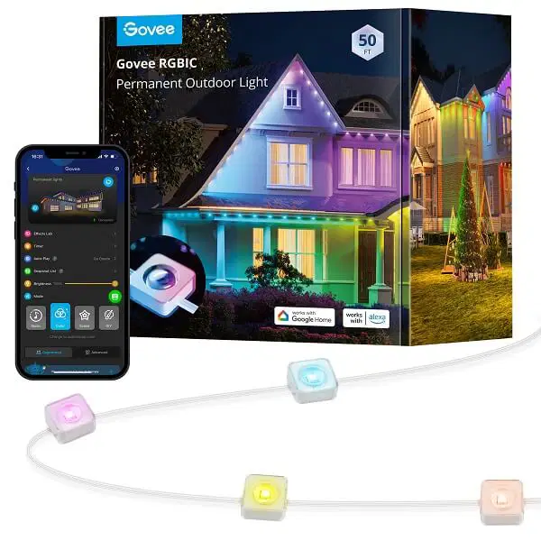 Govee RGBIC Permanent Outdoor Lights (H705B)