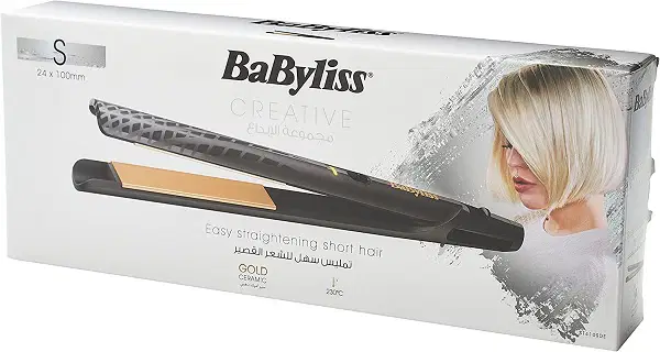 Babyliss gold ceramic straightener sales