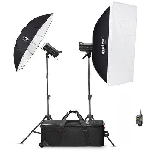GODOX SK400 2 HEADS STUDIO KIT + 2 Light Stand (SK400IIV-KIT)