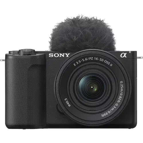Sony ZV-E10 II Interchangeable lens vlog camera, black (ZV-E10M2K/B)