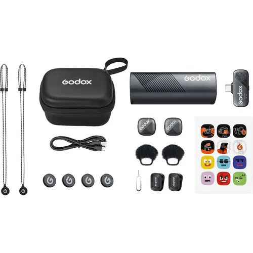Godox Cube-S 2-Person Wireless Microphone Kit2 2.4G (CUBE-SC-KIT2)