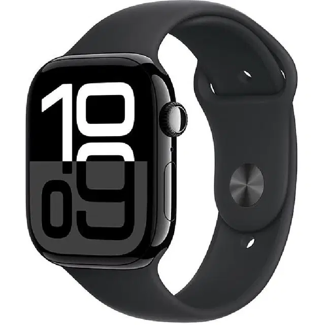 Apple Watch Series 10 GPS 46mm Black Aluminum M/L (MWWQ3QAA)