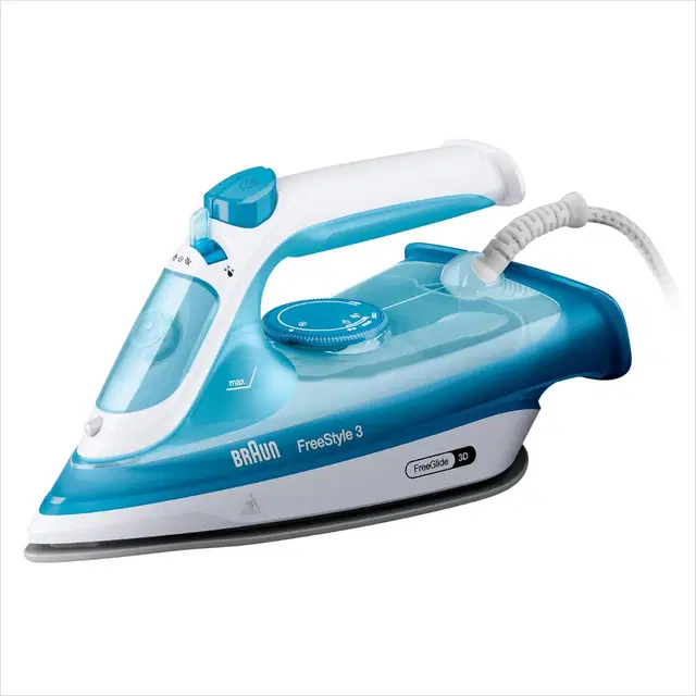 Braun FreeStyle 3 Steam iron, 2400 W, Blue (BRFI3144BL)
