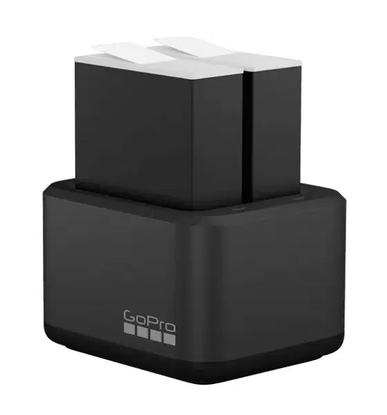شاحن بطارية مزدوج من GoPro + بطاريات إندورو (ADDBD-211-EU)