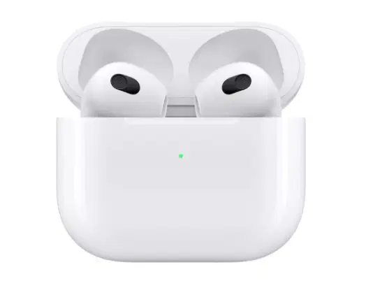 Apple AirPods 3rd Gen with Lightning Charging Case, White (MPNY3ZE/A-R)