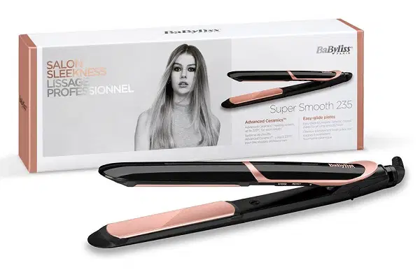 Babyliss Straightener 24mm, Ionic Technology, 6 Temperature Setting (BABST391SDE)