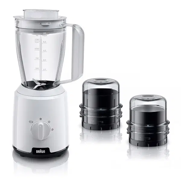 Braun JB1023 PowerBlend 1 Jug Blender White (BRJB1023WH)