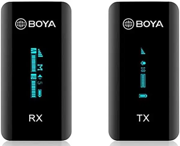 Boya Ultracompact 2.4GHz Dual-Channel Wireless Microphone System (BY-XM6-S1)