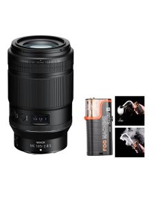 Nikon Z MC 105mm f/2.8 VR S (JMA602DA) + Smoke B Portable Hand-Held Fog Machine (SMOKE-B)