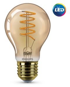 Philips LED Dimmable Vintage Light Bulb 4-25W ST64 E27 Gold 1800K