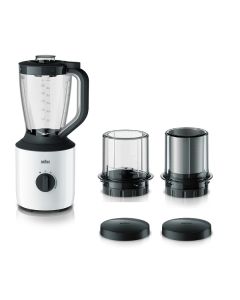 Braun PowerBlend 3 Jug blender with 2 Mill (JB3123WH)