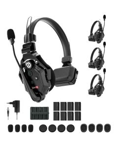 Hollyland Solidcom C1-4S Full-Duplex Wireless DECT Intercom System with 4 Headsets (1.9 GHz)
