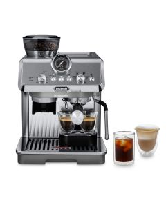 De'Longhi La Specialista Arte Evo Cold Brew Espresso Machine with Grinder Including Barista Kit, Cold Brew Function, 8 Grinding Levels, 15 Bar, 3 Temperatures, Milk Foam Nozzle, EC9255T, Titanium