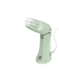 Conair Portable Garment Steamer, Dual Voltage, 1200W, 80ml Water Tank, 30° Swivel Head, Ready in 35 Seconds, BABGSC24SDE, Green