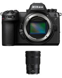 كاميرا Nikon Z6III بدون مرآة ذات إطار كامل + عدسة نيكون 24-120 مم+ بطاقة العضوية (VOA130AM)