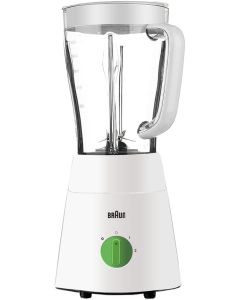 Braun Blender W/Chopper 3 in 1, 500W, 1.75L, 2 Speeds, White (JB0123WH)