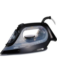 مكواة بخار من براون TexStyle 3 بقوة 2400 واط، لون أسود (BRSI3055BK)