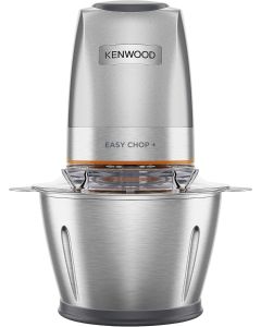 KENWOOD Stainless Steel Chopper 500W with 1.2L SS Bowl (600ml working capacity), CHP62.700SI Silver