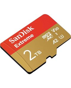 SanDisk Extreme microSDXC UHS-I Card 2TB Up to 240MB/s read speed and 140MB/s write speed without Adaptor