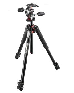 مانفروتو، حامل الكاميرا الثلاثي "برو ترايبود" برأس ثلاثية الاتجاه
Manfrotto 055XPROB Pro Tripod Black with 3-Way Head-front