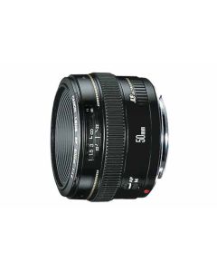 عدسة كانون إي اف 50 مم
Canon EF 50mm f/1.4 USM-left side