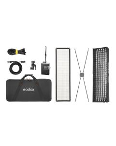 لوحة مصباح LED مرنة كاملة الألوان RGB من جودوكس، FL200SR-KIT1