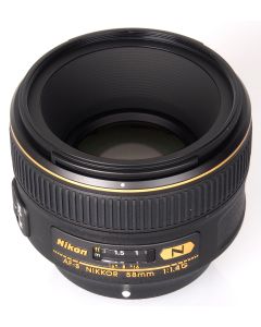 نيكون ايه اف-اس نيكور 58 ملم
Nikon AF-S Nikkor 58mm- front