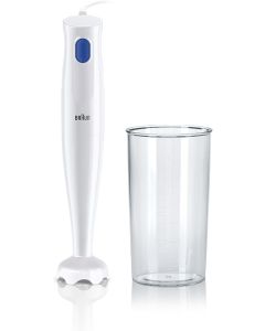 Braun Multi Quick 1, 450W, Hand Blender, One Speed, 0.600L Beaker, Dishwasher Safe, MQ10.001MWH, White