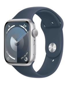 ساعة Apple Watch الإصدار التاسع، مقاس 45 مم، الإطار ألومنيوم (MR9E3QA/A)