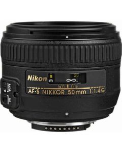 عدسة نيكون أي أف أس 50 ملم 1.4 جي
Nikon AF-S Nikkor 50mm 1.4G-front