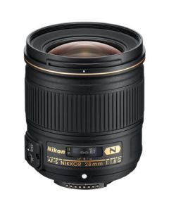  عدسة نيكور آي أف أس من نيكون 28 ملم أف/1.8
Nikon AF-S NIKKOR 28mm f/1.8-front