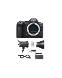 Canon EOS R6 Mark II Mirrorless Camera Body only (EOSR6MK2) + Godox Litemons LA200D Daylight LED Light