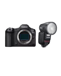 Canon EOS R5 Mark II EOSR5MKIIB (Body Only) + Godox Round Camera Flash Gift (V100-C)