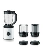Braun PowerBlend 3 Jug blender with 2 Mill (JB3123WH)